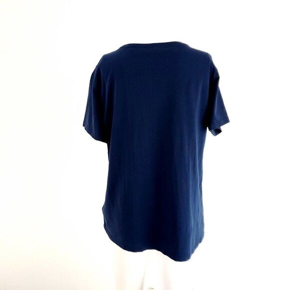 Disney Amazon Essentials Blue Minnie Mouse Blue T Shirt Short Sleeve Large Cotto - Picture 3 of 6